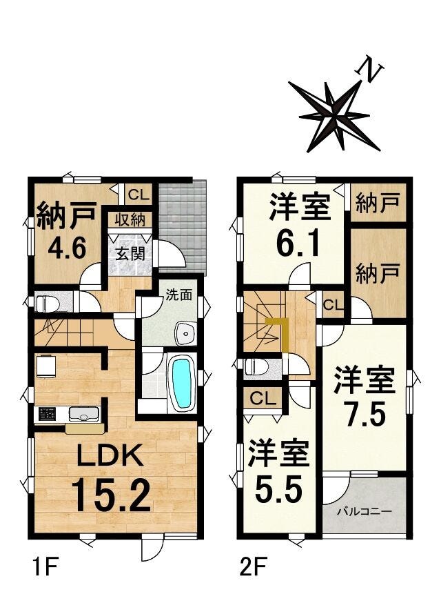 【間取り】
PC作成の為、現況を優先致します