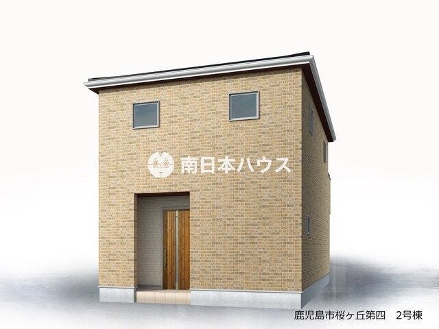 桜ヶ丘６丁目 新築戸建 桜ヶ丘６丁目／３区画 【外観パース図】パースはイメージです。実際の仕上がりと異なる場合があります。