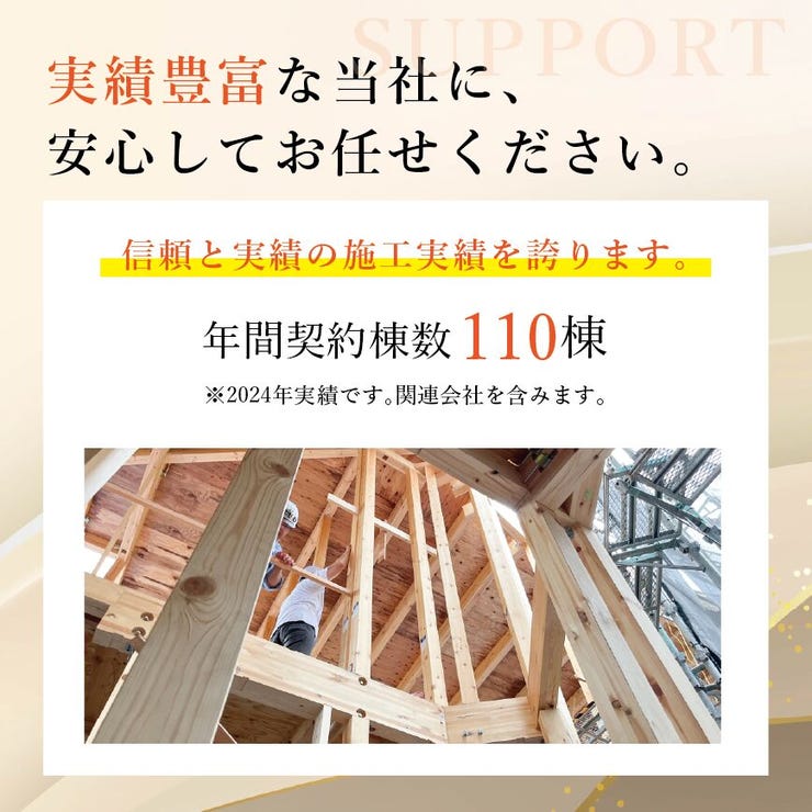 坂之上４丁目 新築戸建 2024年の年間契約棟数110棟を達成