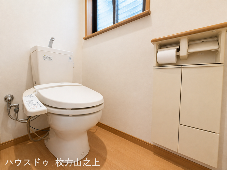 清潔感のあるトイレです。
