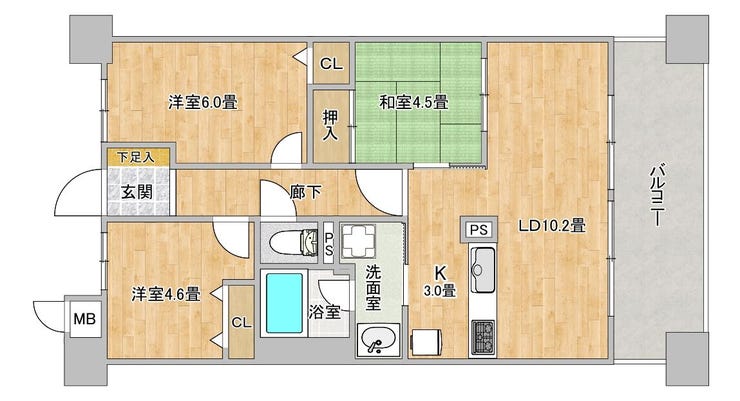 【間取り】