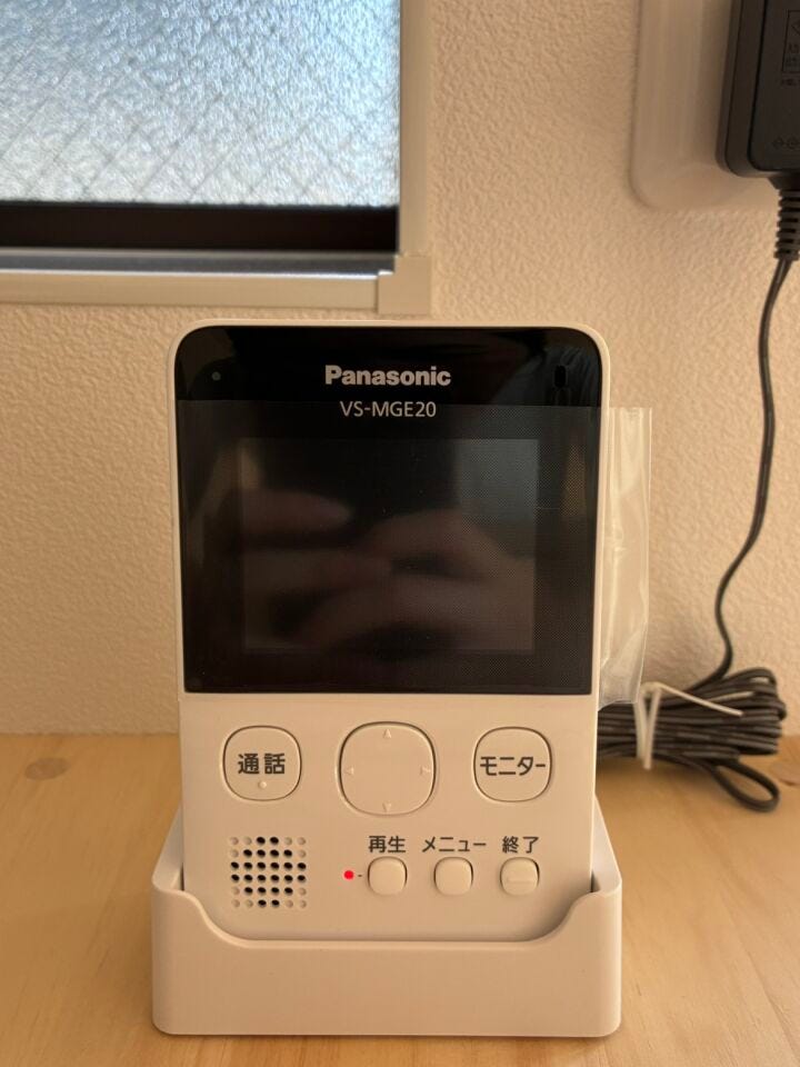 カメラ付きインターフォンです♪