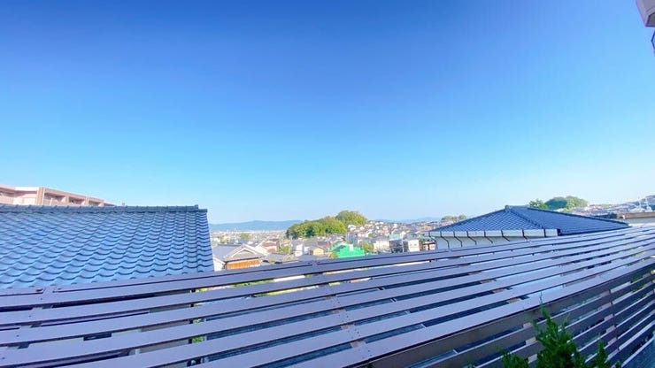 大きな建物がなく眺望良好なバルコニーです◎
