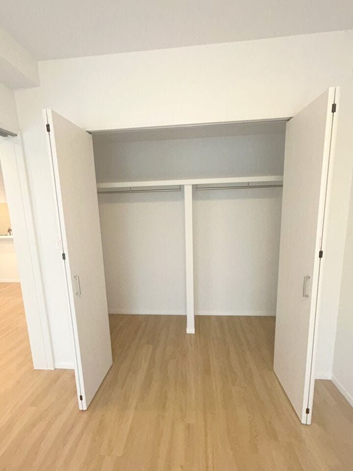 洋室の収納です。