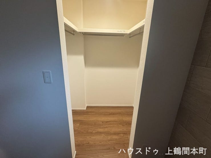 ウォークインスペースあり。