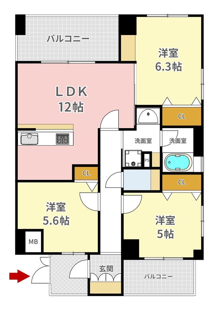 【間取り】