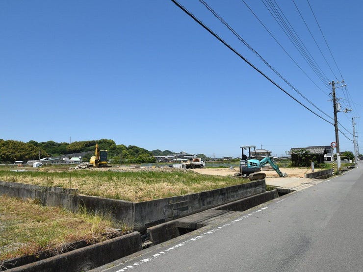 分譲予定地全体を南東側より撮影 2026.05.11
