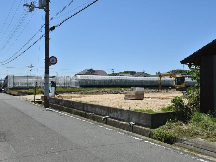 分譲予定地全体を北東側より撮影 2026.05.11