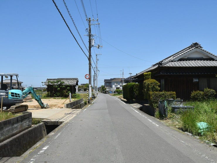 分譲予定地の東側道路 2026.05.11