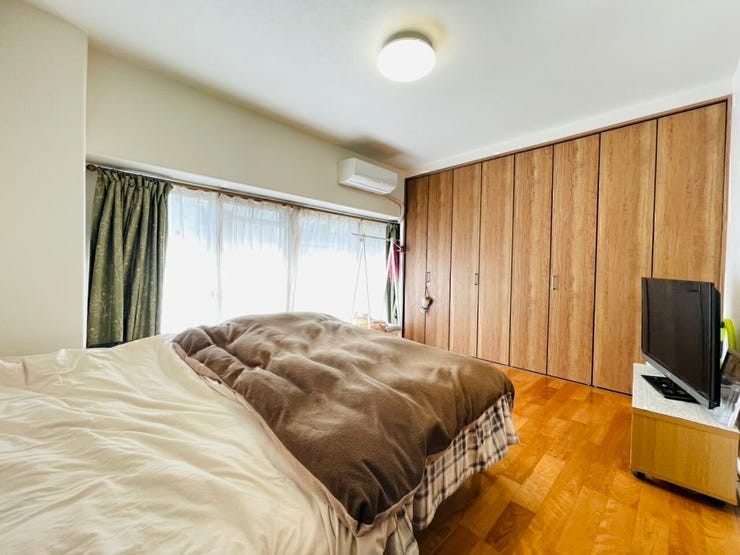 南向きのお部屋は陽当たりも良好◎