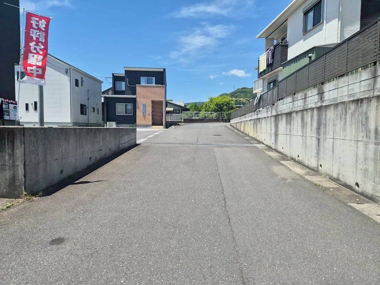 前面道路です。