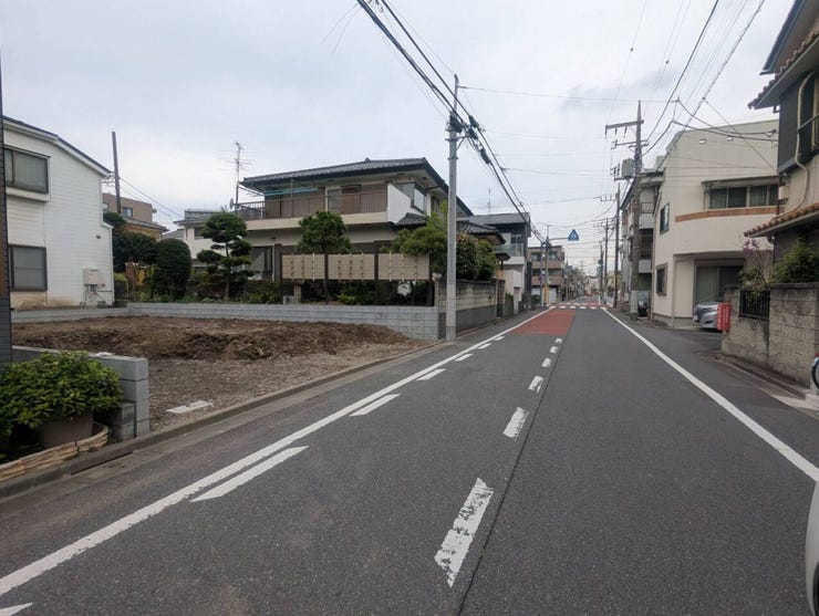 江戸川区東小岩3丁目 売土地 前面道路写真