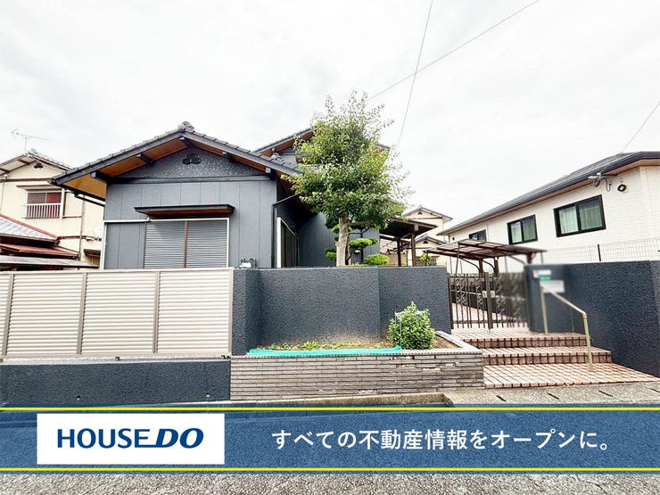 【外観】
【閑静な住宅街】若松区二島の中古戸建♪鴨生田小・二島中学校♪駐車スペース2台分♪都市ガス♪