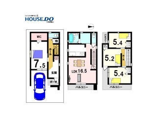 【建物プラン例(間取り図)】