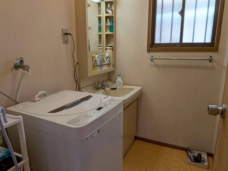 洗濯機置き場もしっかり確保!