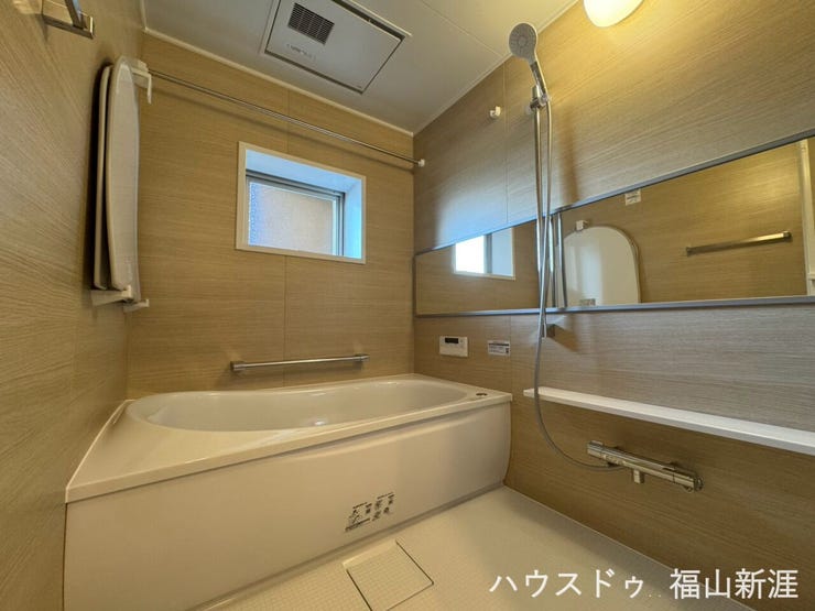ゆったりできる大きい浴槽を使用。
気持ちのゆとりもでて毎日の暮らしがよりゆたかに♪
