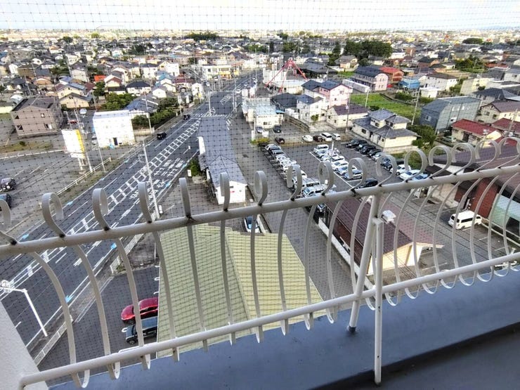 バルコニー東側からの眺め