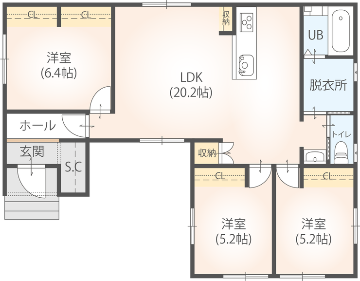 【間取り】
■3LDK■