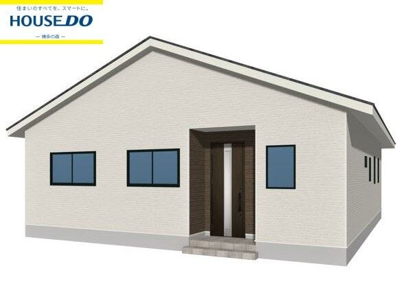 【外観】
1号棟
◎平屋建て♪5台並列駐車可!
◎オール電化!
◎小中学校徒歩約10分♪