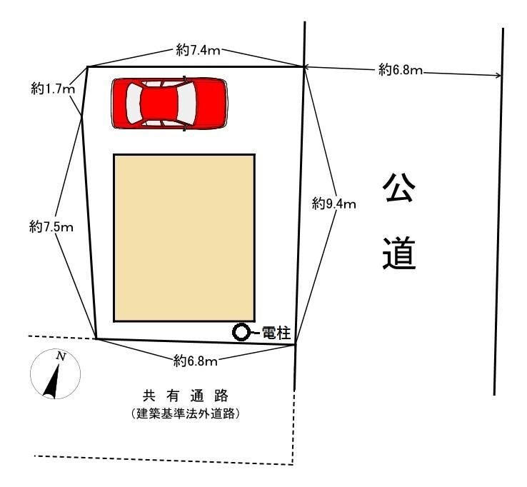 南東角地