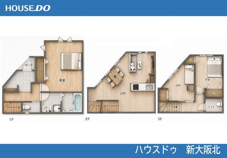 ■建物プラン例)建物価格2,400万円
■建物面積86.05㎡