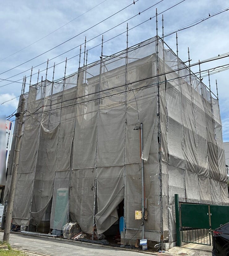 【外観】
瑞穂区直来町にスタイリッシュな3階建て新邸が誕生