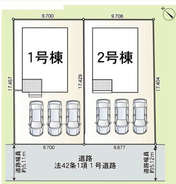 駐車3台可能!来客時も安心です♪