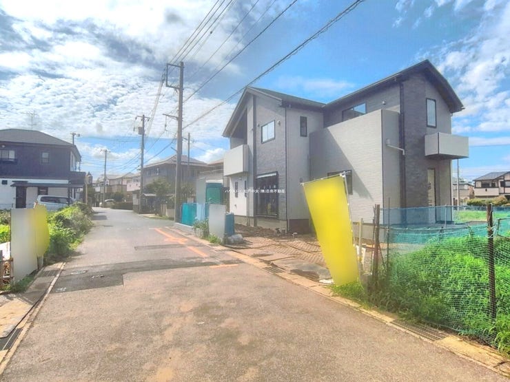 ◎前面道路:1号棟(6/29撮影)