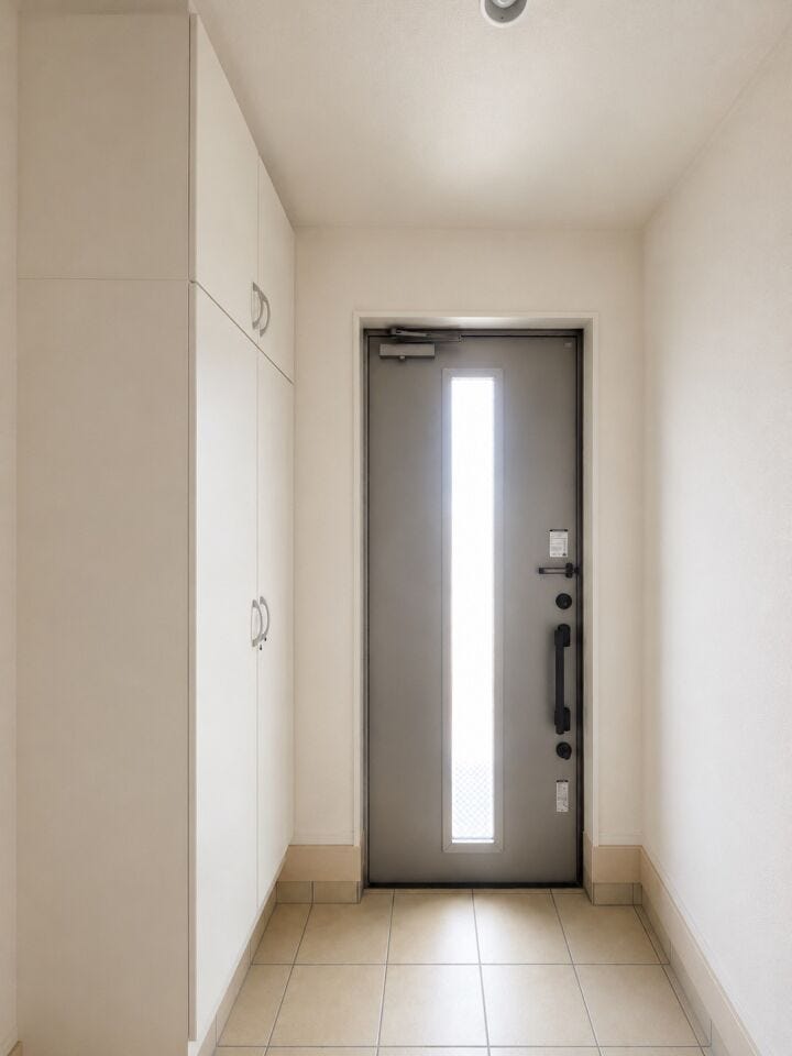 収納たっぷりのシューズボックス付きです ※AIによる加工を行っております