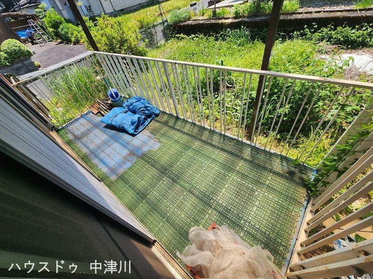 南側のベランダは物干しに便利です!