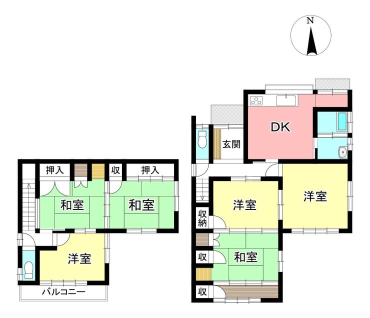 【間取り】
【見学予約受付中】現地をご覧いただき、周辺環境なども一緒にご確認いただけます!