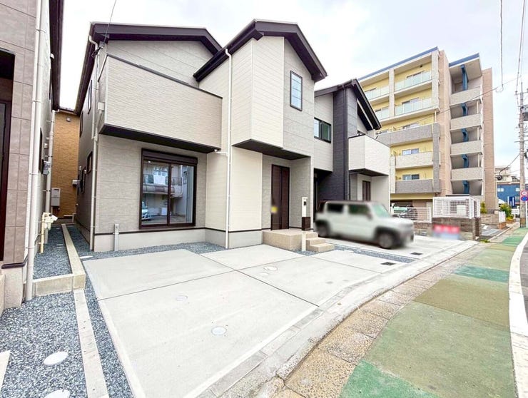 LDK約18帖♪KIS北九州市小倉北区大田町1期新築戸建て♪駐車並列2台♪収納充実♪全室フローリング