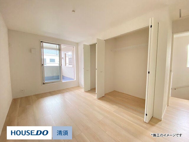 (収納施工例です)2階はすべてのお部屋に収納が設けられており、寝室や子供部屋にぴったりです。