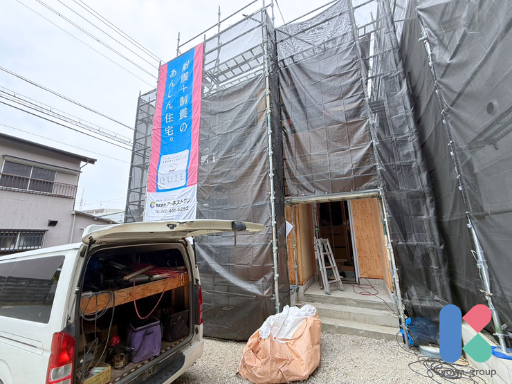 【外観】
建築中♪現地確認をご希望の際はお気軽にお問い合わせください!