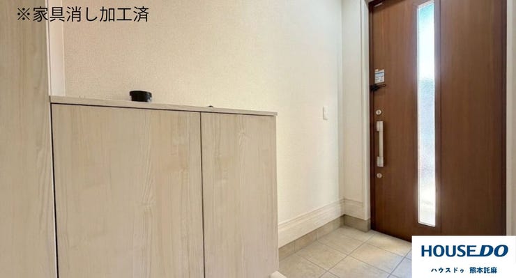 シューズボックス付きで、来客時でも靴をすっきりしまえます♪