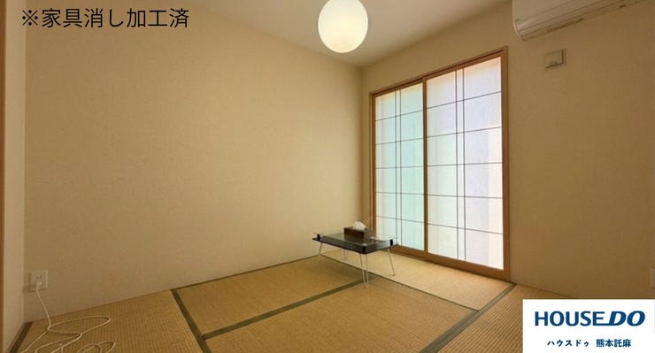1部屋あるだけでより落ち着ける和室♪来客時のスペースにもおすすめです。