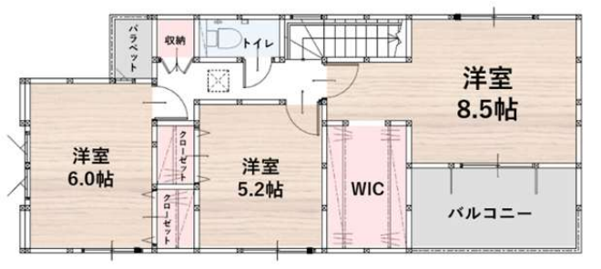 全室南向きの明るい住空間は、日中の陽当たりが心地よく、お子さまものびのび過ごせます。