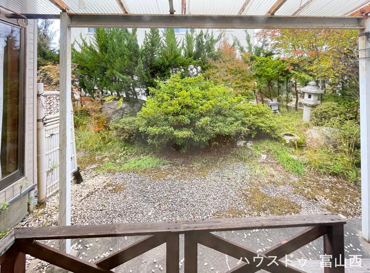 植木が眺められます