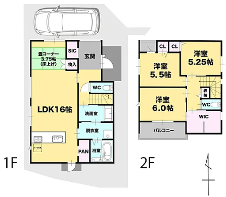 【間取り】
4LDK