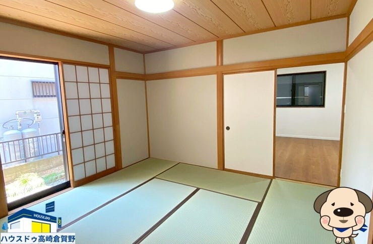 LDKと隣接した和室だから、お子さまの遊び場やお昼寝スペースにも使いやすそうです♪