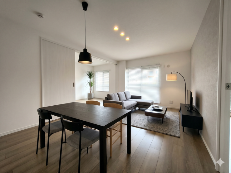 【Living】こちらの画像はAIによる家具イメージです。お部屋の雰囲気を感じてみてください♪