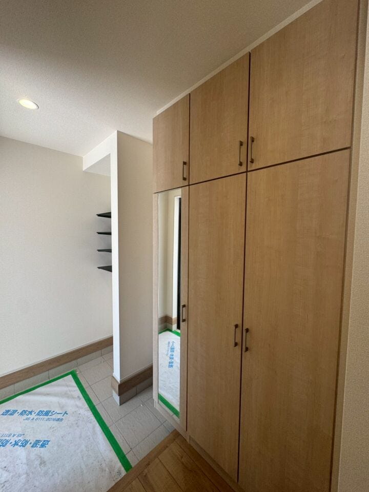 充実した玄関収納
