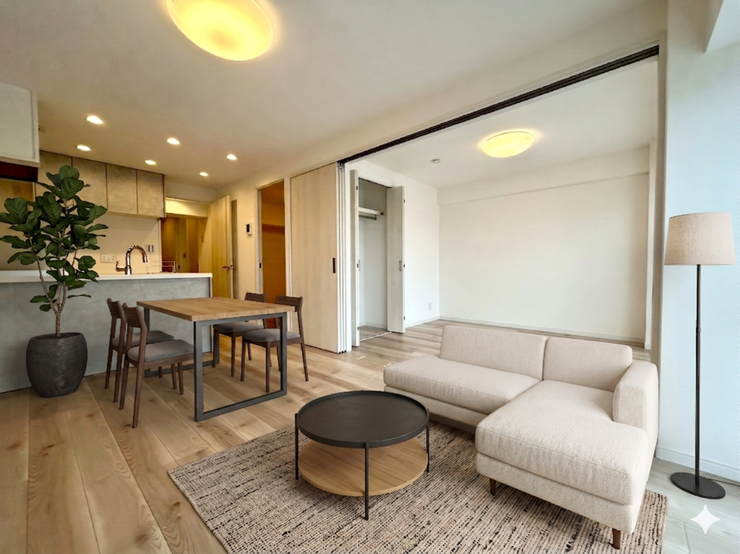 【Living】こちらの画像はAIによる家具イメージです。お部屋の雰囲気を感じてみてください♪