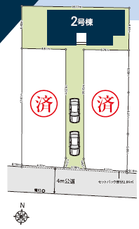 【全体区画図】
※2号棟のみ
