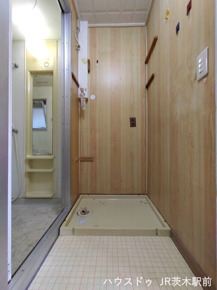 洗濯機置場です♪
