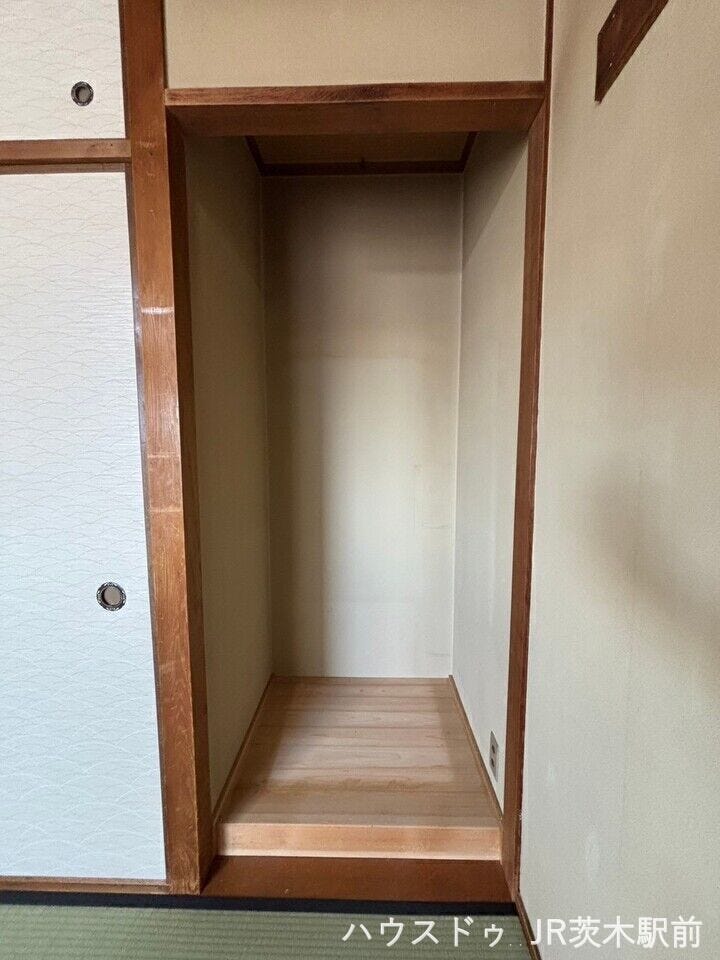 大きな物も収納出来ます♪