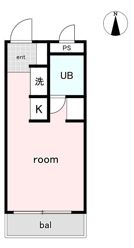 【間取り】
ウィンベルソロ高砂第1の間取りです