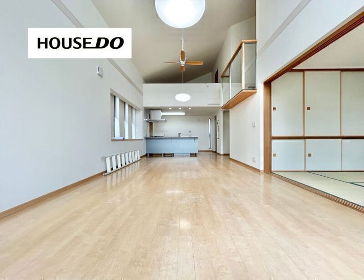 広々LDK23帖 和室の扉を開けるとより解放感を感じて頂けます!