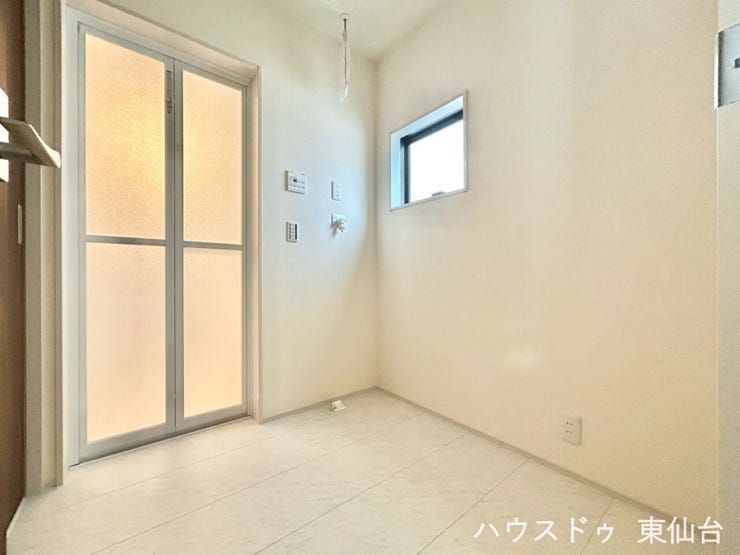 この1部屋でお洗濯が完結できる家事動線も考えられた間取りです◎
