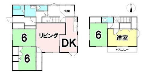 【間取り】
4LDKの間取りです。
